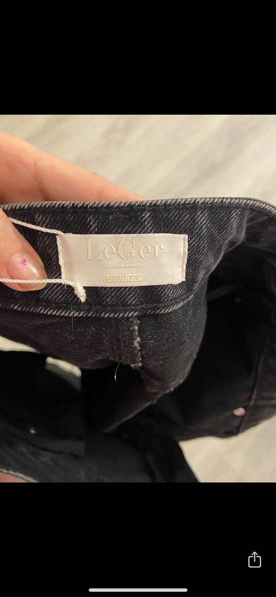 Siyah Kot Mini Etek - Görsel 5