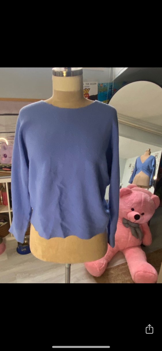 Sırt Dekolteli Mango Kazak - Görsel 2