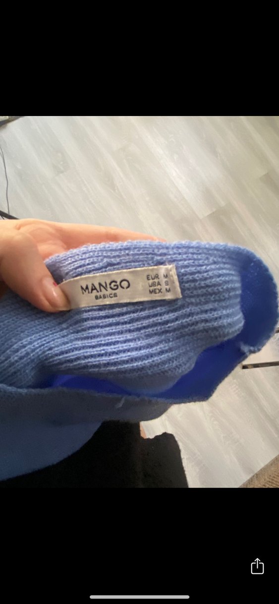 Sırt Dekolteli Mango Kazak - Görsel 4