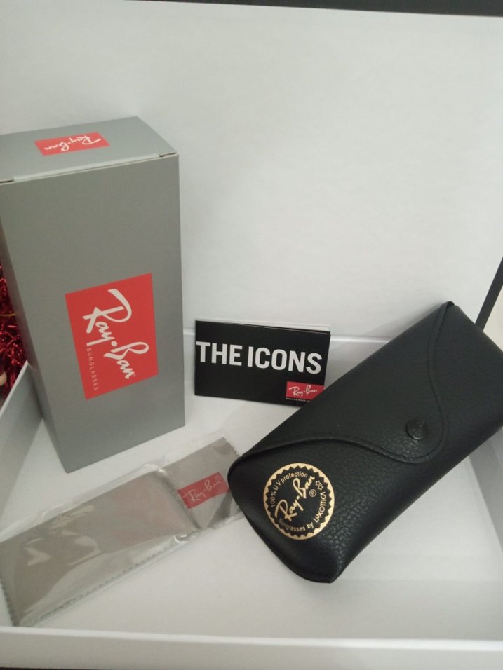 Ray-Ban Siyah Parlak Kadın Güneş Gözlüğü - Görsel 3