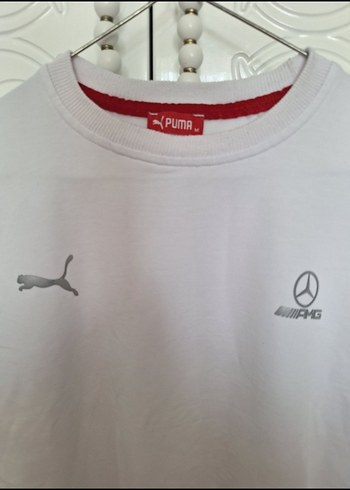 Beyaz Puma Mercedes Sweatshirt - Görsel 2