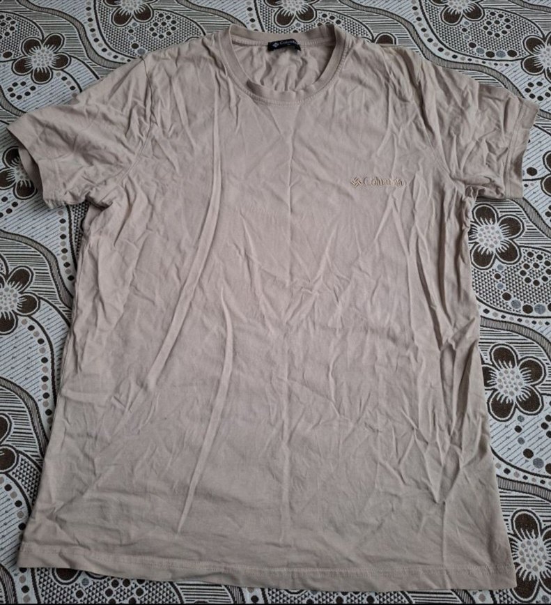 Columbia Erkek Bej Kısa Kollu Tişört - Görsel 4