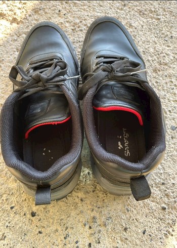 Siyah Bağcıklı Erkek Spor Ayakkabı - Görsel 4