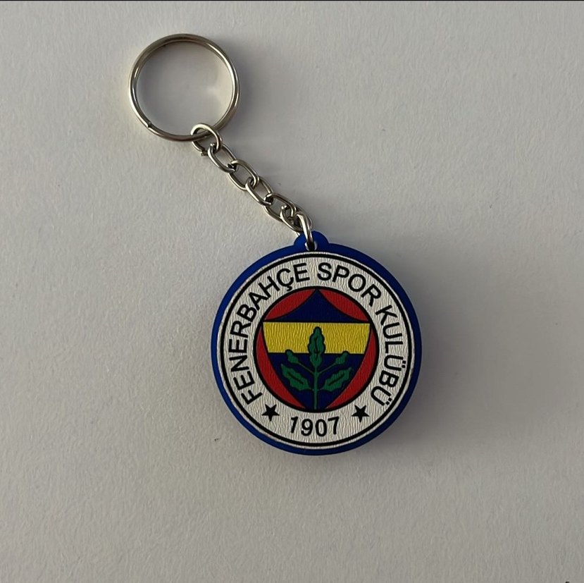 Fenerbahçe Spor Kulübü Renkli Anahtarlık - Görsel 3