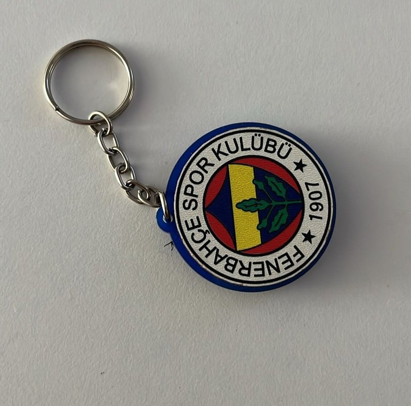 Fenerbahçe Spor Kulübü Renkli Anahtarlık - Görsel 2