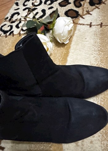 Pierre Cardin Siyah Suet Bilek Bot