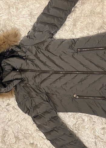 Phılıpp pleın kaz tüylü orijinal gri mont - Görsel 4