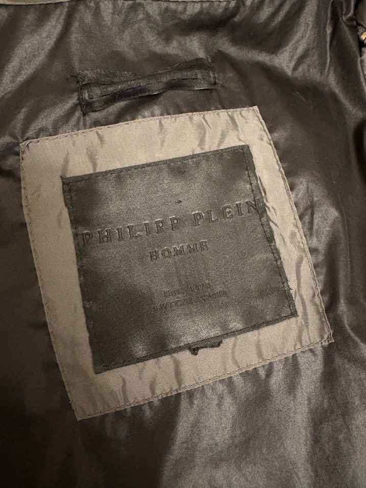 Phılıpp pleın kaz tüylü orijinal gri mont - Görsel 3