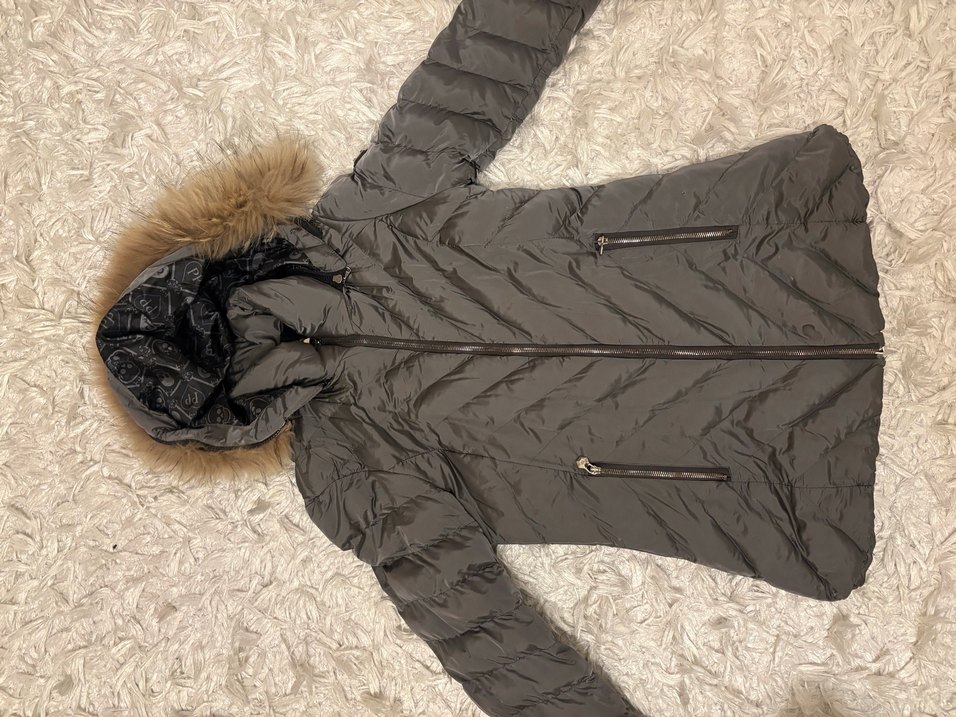 Phılıpp pleın kaz tüylü orijinal gri mont - Görsel 4