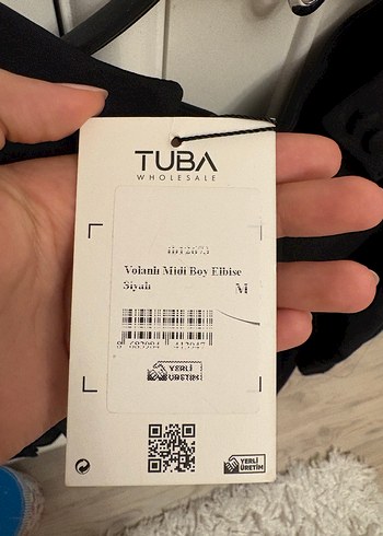 Siyah Midi Uzun Kollu Elbise - Görsel 2