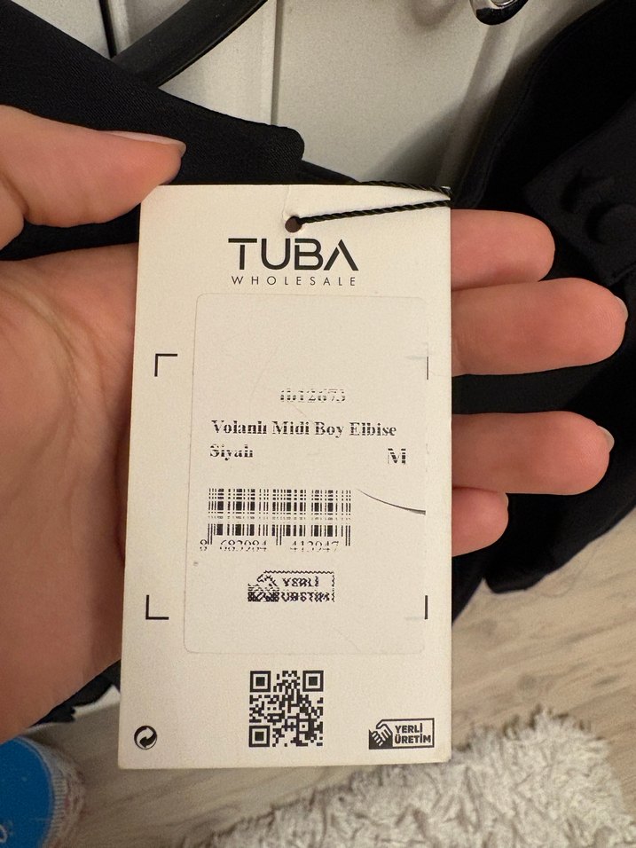 Siyah Midi Uzun Kollu Elbise - Görsel 2