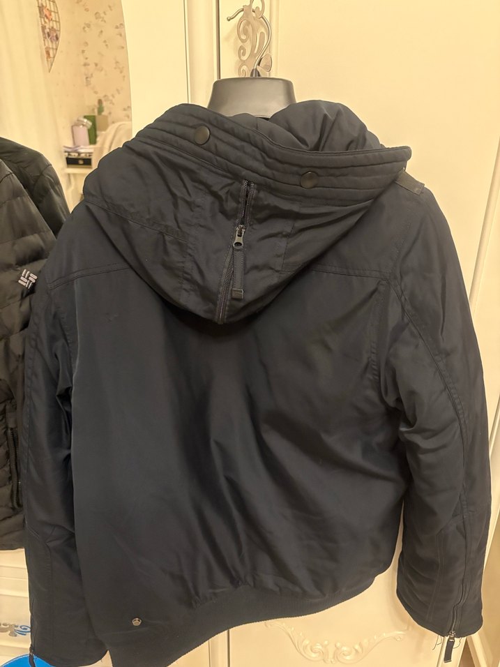 Sarı Detaylı Erkek Streetwear Mont - Görsel 3