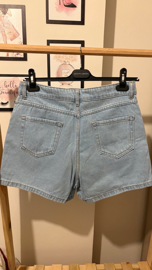 Kadın Addax Mini Kot Şort - Görsel 2