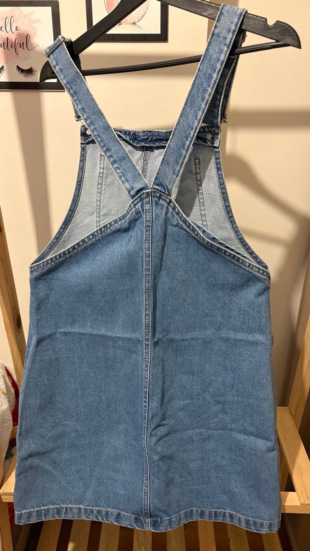 Kadın Mavi Kot Dilvin Marka Salopet - Görsel 2