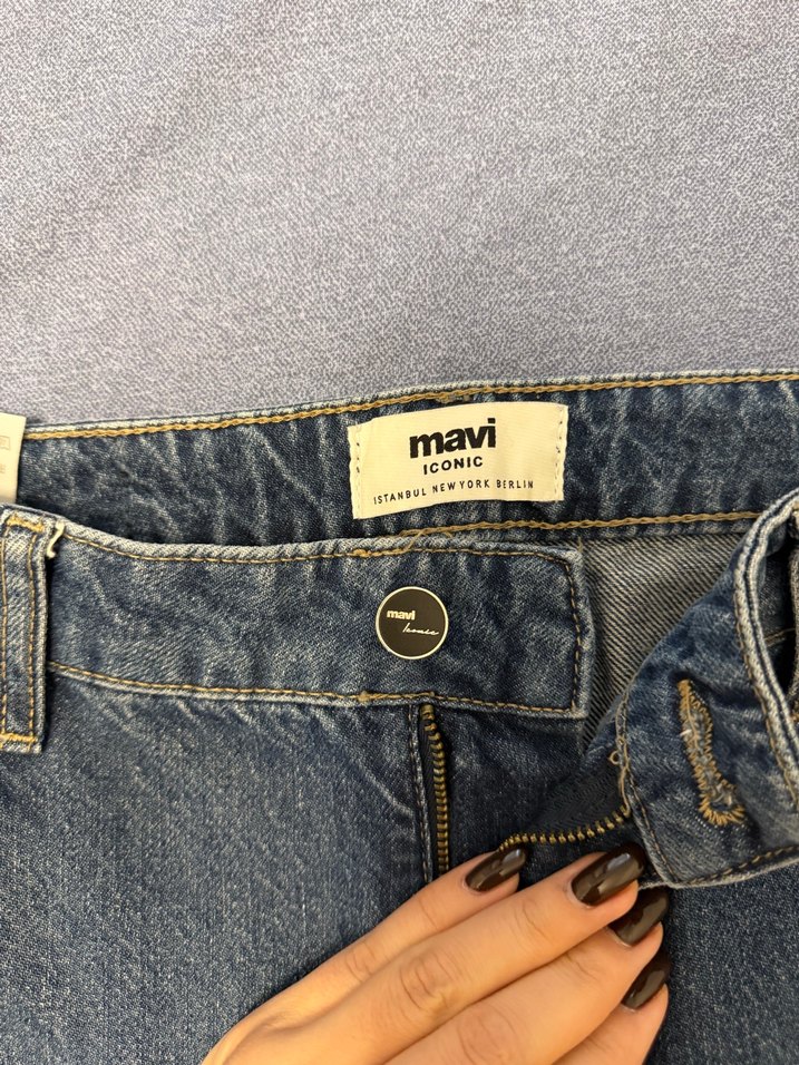 Mavi Kadın Bol Kesim Jean - Görsel 2