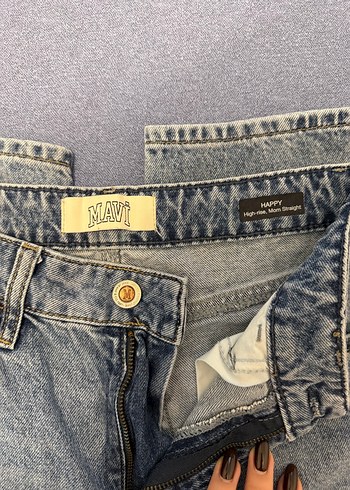 Mavi Mom Jean - Görsel 3