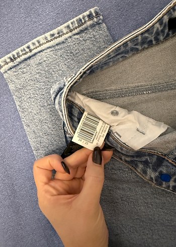 Mavi Mom Jean - Görsel 3