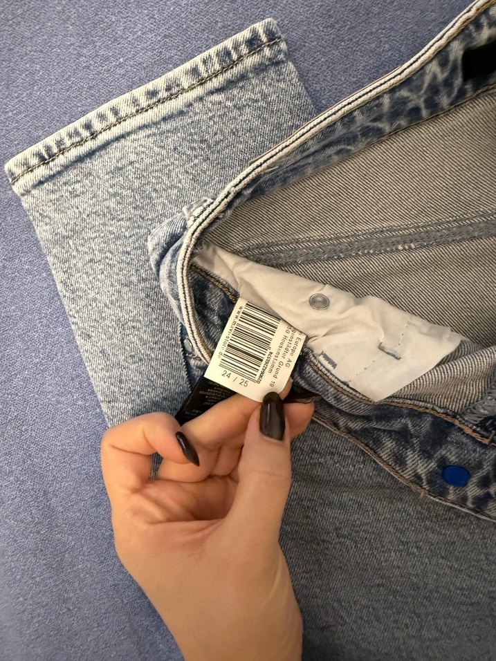 Mavi Mom Jean - Görsel 3