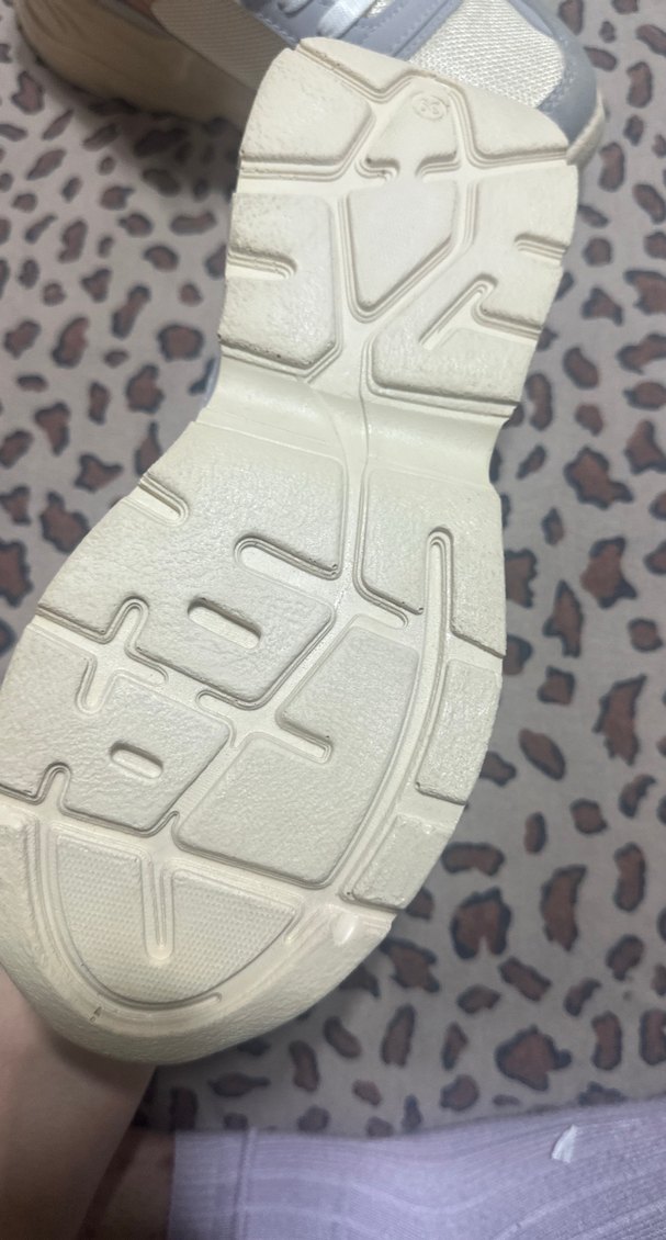 Gri Dolgu Topuklu Bağcıklı Kadın Spor Ayakkabı - Görsel 3