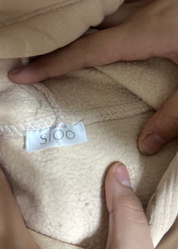 Beyaz Kapüşonlu Kadın Sweatshirt - Görsel 2