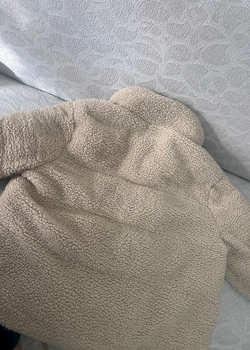 Bayan için Bej Yumuşak Kışlık Mont - Görsel 3