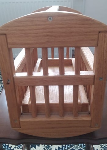 Ahşap Bebek Beşiği - Görsel 2