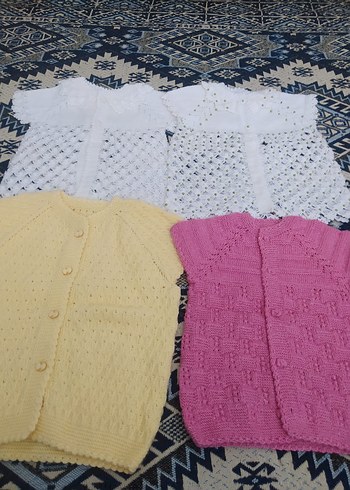 Nakışlı Çok Renkli Kız Çocuk Triko Süveter - Görsel 3