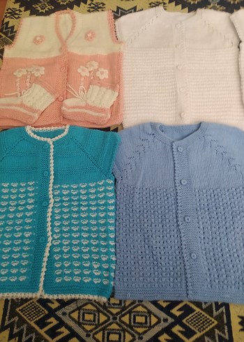 Nakışlı Çok Renkli Kız Çocuk Triko Süveter - Görsel 2