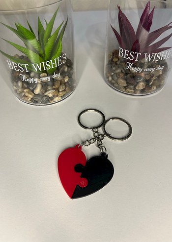 Renkli kalp Anahtarlık - Görsel 2