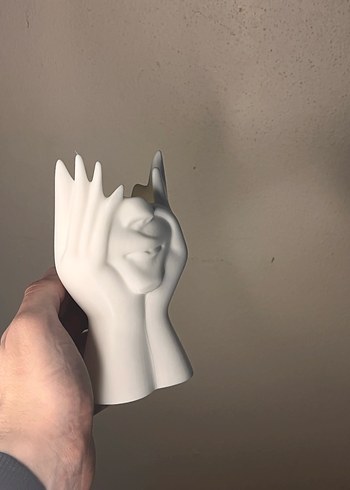 Beyaz Yüz Tasarımlı Makyaj ve Kalem Organizeri - Görsel 4