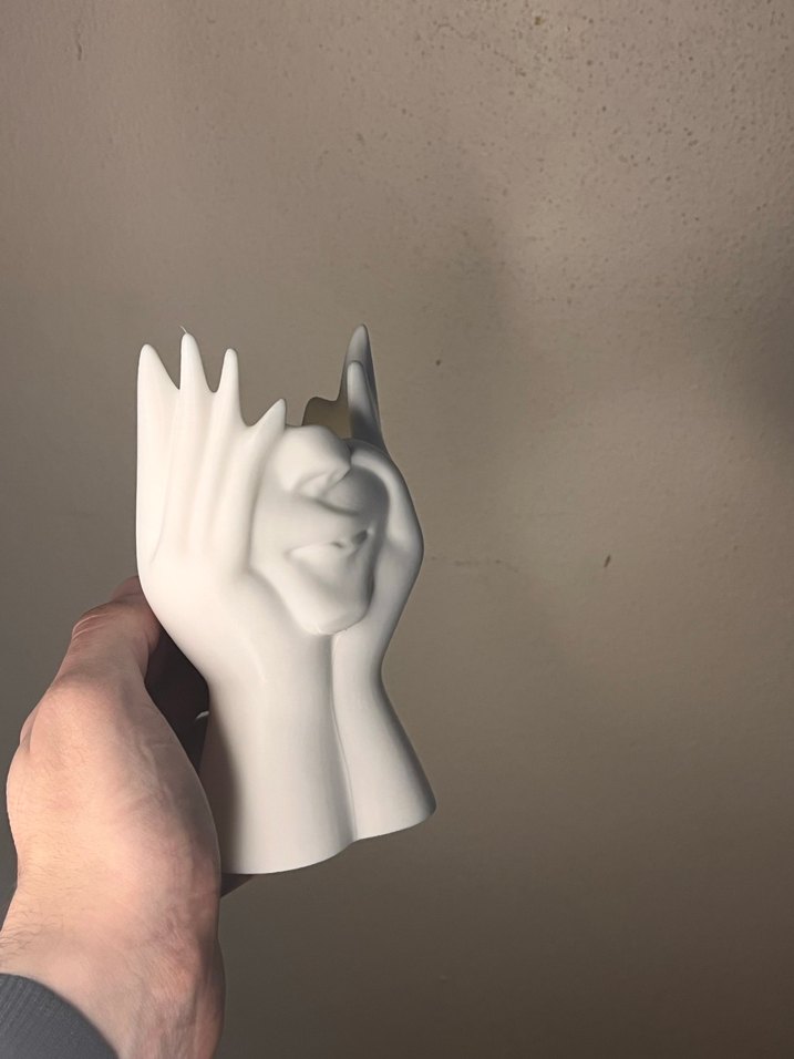 Beyaz Yüz Tasarımlı Makyaj ve Kalem Organizeri - Görsel 4