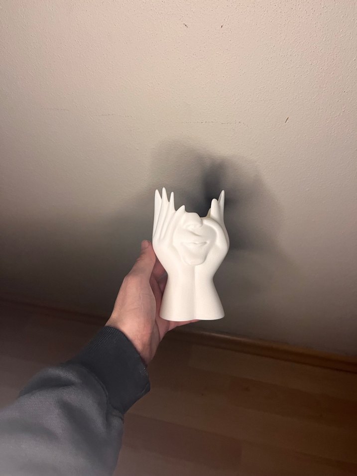 Beyaz Yüz Tasarımlı Makyaj ve Kalem Organizeri - Görsel 2