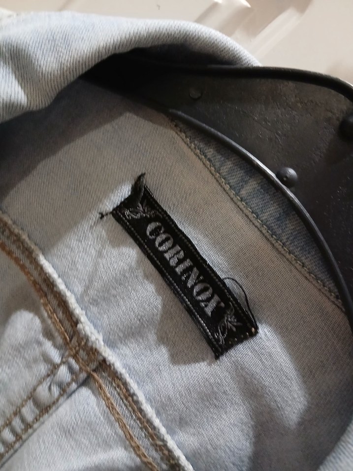 çocuk Düğmeli Denim Ceket - Görsel 3