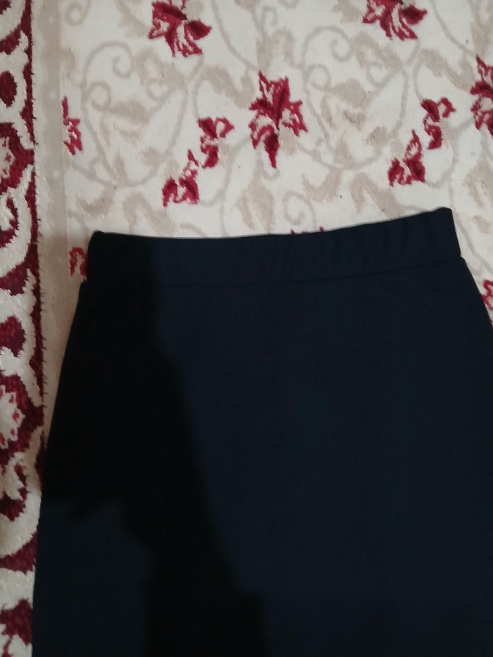 siyah Uzun Kadın Etek - Görsel 2