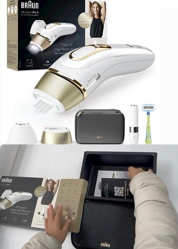 Braun Pro 5 Kalıcı Lazer Epilasyon Cihazı Beyaz - Görsel 2