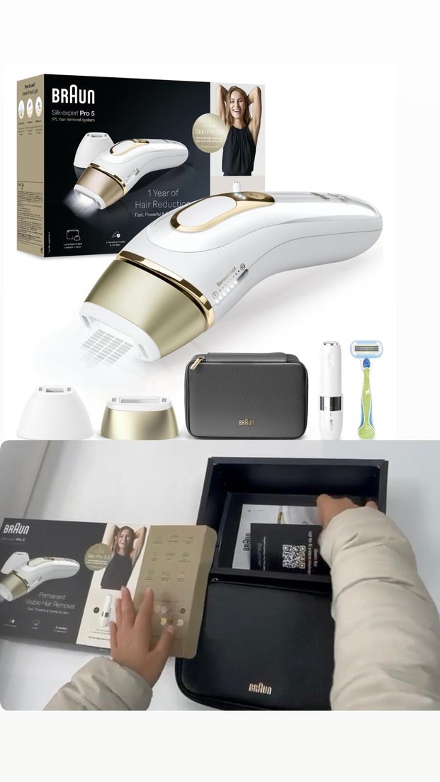 Braun Pro 5 Kalıcı Lazer Epilasyon Cihazı Beyaz - Görsel 2