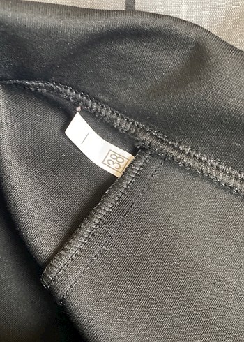 Siyah Uzun Scuba Kadın Etek - Görsel 3