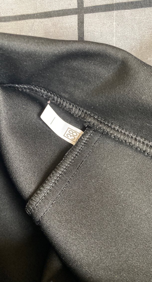 Siyah Uzun Scuba Kadın Etek - Görsel 3