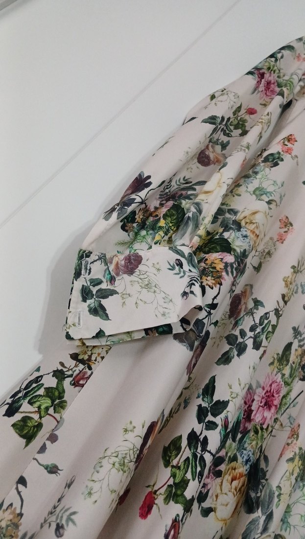 iki elbise anne kız Bohem Beyaz Çiçekli Uzun Elbise s m bedenler - Görsel 3