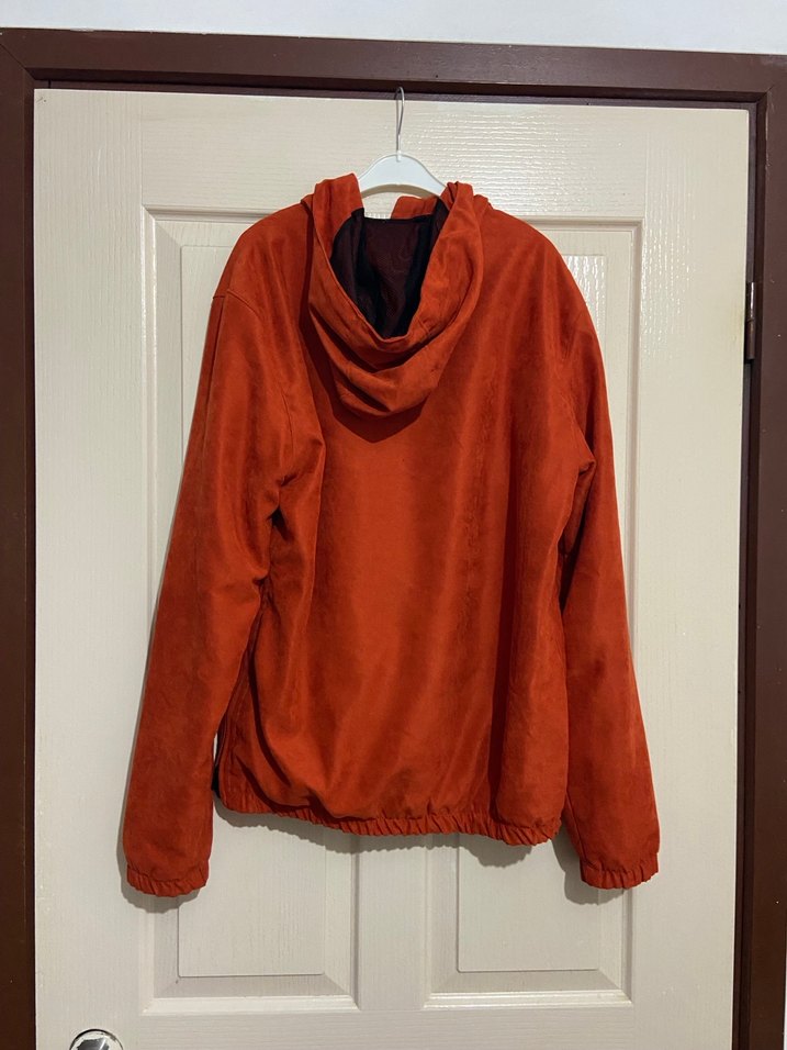 Turuncu Yarım Fermuarlı Dinamik Sweatshirt - Görsel 3