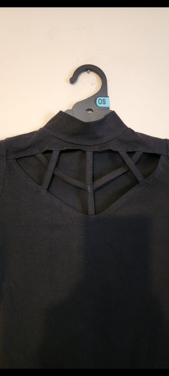 Rogue+Wolf Siyah Uzun Kollu Gotik Triko Elbise - Görsel 2