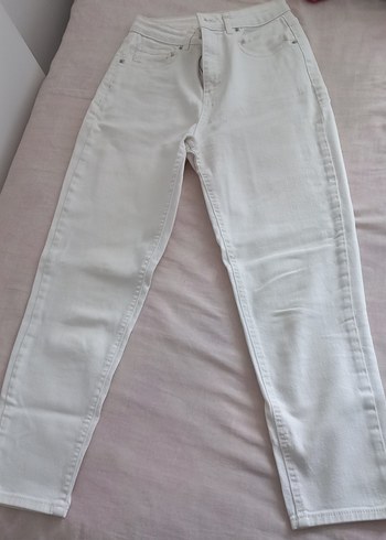 Beyaz kot pantolon 26 beden - Görsel 2