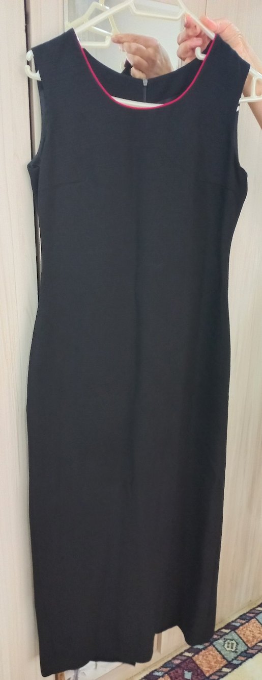 Abiye düz siyah elbise ceket takım 42 beden - Görsel 3