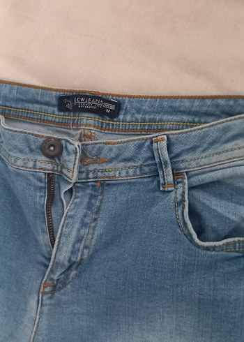 Kadın Mavi Midi Denim Şort M beden - Görsel 2