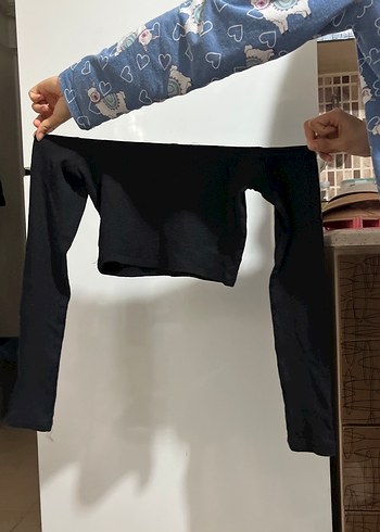 Siyah Straplez Uzun Kollu Bluz - Görsel 2