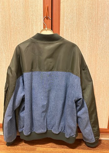 Haki Renkli Bomber Ceket - Görsel 6