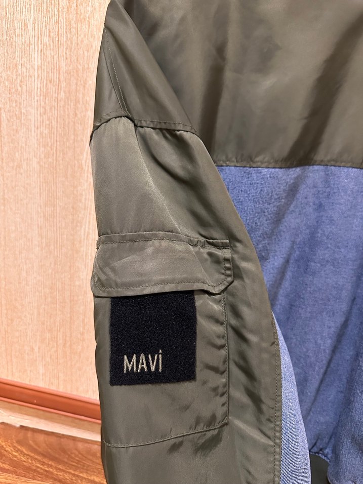 Haki Renkli Bomber Ceket - Görsel 4