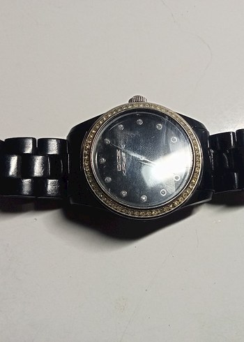 Gold Zincir Detaylı Midi Kolye ve saat - Görsel 3