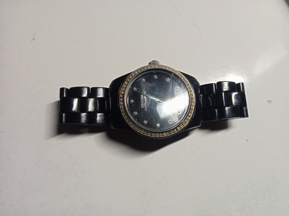 Gold Zincir Detaylı Midi Kolye ve saat - Görsel 3