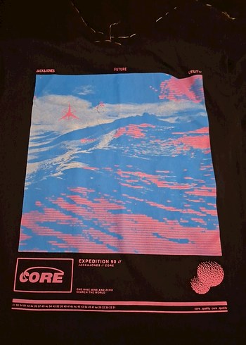 Kadın Sırt Baskılı Siyah T shirt - Görsel 2